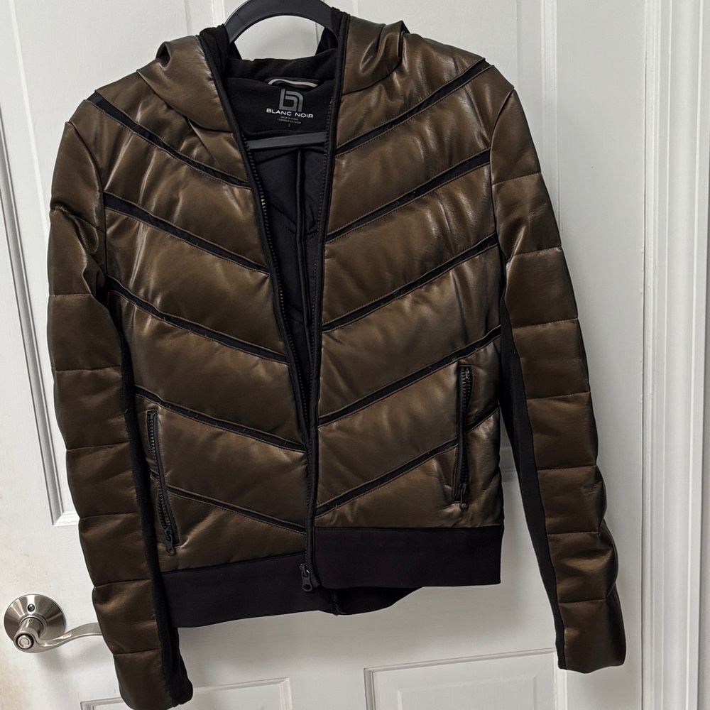 Blanc Noir Brown and Black Ski Jacket